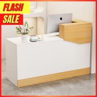 ราคา เคาน์เตอร์แคชเชียร์ โต๊ะแคชเชียร์ แคชเชียร์ 120/140cm เคาน์เตอร์ เคาน์เตอร์รับส่งพัสดุ เคาน์เตอร์คิดเงิน Counter Bar (24071377946)