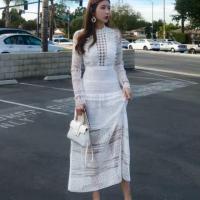 ราคา Dress : เดรสลูกไม้ขาว งานป้าย jariya (2065894909)