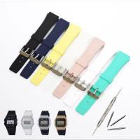 ราคา สายยางนาฬิกา Casio สายยางซิลิโคน Casio 18mm (43217789290)