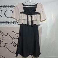 ราคา #ชุดกระโปรง #เดรส สีดำครีม #มือสอง สภาพดี #เสื้อทำงาน #เสื้อผู้หญิง (25976395280)