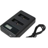 ราคา เครื่องชาร์จแบต Gopro hero5 6 7 ชาร์จแบตเตอรี่จอแอลซีดีแบบ Dual USBสำหรับ Gopro Hero 5 4 กล้อง AHDBT-501 AHDBT501 AHDBT (24463028905)