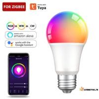 ราคา Tuya หลอดไฟอัจฉริยะ 13W 15W 18W E27 RGB ต้นแบบผ่านอินฟราเรด ใช้ได้กับ APP Smart Life Zigbee Smart E27 LED BULB (24657227674)