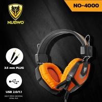 ราคา NUBWO หูฟังพร้อมไมค์ Gaming Headset รุ่น EYBORG NO-4000 (Black) (43404155468)