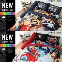 ราคา ชุดเครื่องนอน ผ้าปู ผ้านวม ลายวันพีซ One Piece ลิขสิทธิ์แท้ Digital Print (22916123057)
