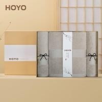 ราคา ญี่ปุ่น Hoyo Rejuvenating Combed Mercerized Cotton Towel ผ้าเช็ดตัวชุดสามชิ้นผ้าฝ้ายแท้กลุ่มของขวัญซื้อกล่องของขวัญประกอบ (42611431905)