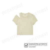 ราคา CALVIN KLEIN JEANS รุ่น WOMEN'S META CK BABY T-SHIRT CODE: J223338 LFU เสื้อครอป เสื้อยืดแขนสั้น เสื้อยืดผู้หญิง (42217974589)