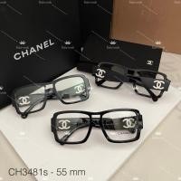 ราคา พร้อมส่ง New Chanel CH3481 โลโก้ขาว 55 mm ทรงสวยมากก✨ (44375103202)