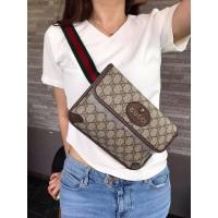ราคา New Gucci GG Supreme กระเป๋าคาดอก คาดเอว (28221662029)