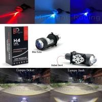 ราคา Premium LED ไฟหน้า H4 Mini โปรเจคเตอร์รถจักรยานยนต์รถ Original Epic Racing ZE5 High Low AC DC พร้อมพัดลมระบายความร้อนไฟหน้าอลูมิเนียมเต็มรูปแบบ (40874722259)