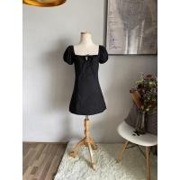 ราคา SHEIN Babydoll Mini Dress with Puffed Short Sleeves (8984916833)