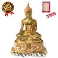 ราคา พระปางสะดุ้งมาร พระปางมารวิชัย พระปางชนะมาร เนื้อทองเหลือง หน้าตัก 5 นิ้ว (888996987)