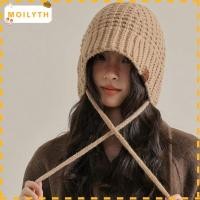 ราคา MOILYTH หมวกถักไหมพรม, หมวกชาวประมงผูกเชือก, หมวกปานามาปีกสั้น เหมาะสำหรับฤดูใบไม้ร่วงและฤดูหนาว (41067311301)