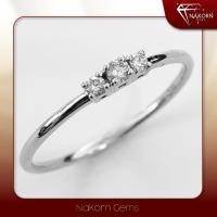 ราคา นคร เจมส์ แหวนเพชรแท้ ทองคำแท้14K(ทอง58.5%) แหวนฝังเพชรแท้ดีไซน์เรียบหรู ขายได้ จำนำได้ พร้อมใบรับป (27273336365)