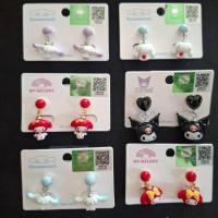 ราคา พร้อมส่ง ต่างหู เงินแท้ งานแท้100% ลิขสิทธิ์แท้ จาก SANRIO ตุ้มหู แบบหนีบ ต่างหูคลิป (29423485178)