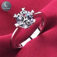 ราคา 【1 แถม 1】Luna Ngen แหวน เงินแท้ 92.5 เพชรสวิส(CZ) แหวนคู่ แหวนแต่งงาน แหวนผู้หญิง แหวนเพชร แหวนปรับขนาดได้ (42566918097)