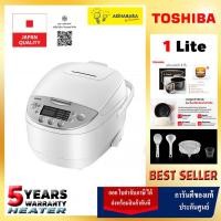 ราคา หม้อเคลือบ5ชั้น TOSHIBA หม้อหุงข้าวดิจิตอล ขนาด 1ลิตร รุ่น RC-T10DR1 (2695900554)
