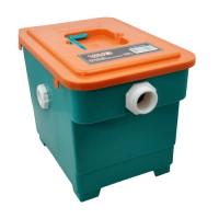 ราคา ถังดักไขมันบนดิน ถังดักน้ำมันขนาด 20 ลิตร GREEN สีดำ (15649607179)