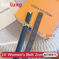 ราคา Louis Vuitton เข็มขัดรุ่น LV Women's PRETTY LV Belt 3cm Monogram เข็มขัดผู้หญิง (28864111360)