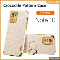 ราคา เคส Redmi Note 10 Pro 10S 9 Pro 9S 8 Pro 10 5G นุ่ม ลายจระเข้ ที่วางแหวนนิ้ว ฝาครอบ PU กล้องปกป้องเต็มรูปแบบ ชุบทอง บาง ความรู้สึกที่ยอดเยี่ยม ป้องกันลายนิ้วมือ ซับในกระจายความร้อน (19688375002)