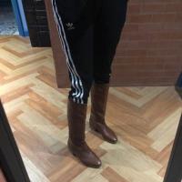 ราคา รองเท้าบูท Zara size 38 สีหนังสวยค่ะ (7111080551)