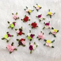 ราคา ดอกกุหลาบริบบิ้น 3ง 5 ดอก พร้อมดอกสวยสุด 3 ดอก ประดับ ao dai (24727978509)