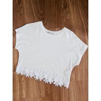 ราคา เสื้อ Zara crop ชายเสื้อลูกไม้ (18867453247)