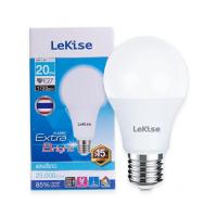ราคา หลอดแอลอีดี LeKise A60 LED BULB 20W E27 DAYLIGHT(6500K) แสงขาว (13304684969)
