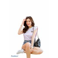 ราคา GI-ANTS SHOPเสื้อคอกลมริ้วสลิมสลับสีเรนโบว์แขนล้ำ ปักหัวมิ้กกี้ CARDIGAN_NISTA (5283909971)