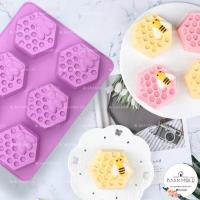 ราคา (พร้อมส่ง) แม่พิมพ์ซิลิโคน พิมพ์ซิลิโคนสามมิติ พิมพ์เค้ก พิมพ์สบู่รังผึ้ง มูสเค้ก พิมพ์วุ้น พิมพ์ขนม แม่พิมพ์รังผึ้ง (15559890077)