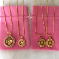 ราคา สร้อยทองไมครอน พร้อมจี้ใบพัดกังหัน ใบพัดหมุนได้ สร้อสคอทองเหมือนแท้ siri399 หมุนโชคดี พัดโชคลาภเข้าหา (373600653)