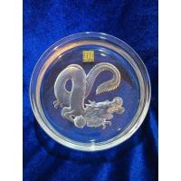 ราคา ■CTCERAMIX ~♡ Hoya Japan Crystal Dragon จานคริสตัลลายมังกร (29759858893)