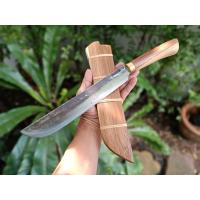 ราคา มาเชเต้ Machete มีดลาบ มีดเหน็บ อีเหน็บ ใบ 10.4” ตีร้อนชุบแข็ง มีดเดินป่า มีดแคมป์ ด้าม-ฝักไม้สัก (16288749882)