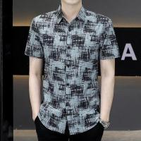ราคา EERSHENSHENG เสื้อเชิ้ตแขนสั้นผู้ชายสไตล์เกาหลีแฟชั่นใหม่ลําลองลายดอกไม้ด้านบน (29686059234)