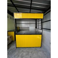 ราคา โต๊ะ เคาน์เตอร์ถอดประกอบ พับได้ มีกันตก ขนาด 100-200cm #ไม่มีตู้เก็บของ (24957472212)