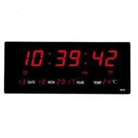 ราคา THAI SUN SPORT นาฬิกาดิจิตอล LED DIGITAL CLOCK สีแดง ขนาด 36 cm (28403608059)