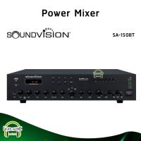 ราคา Power Mixer Soundvision SA-150BT 150W เพาเวอร์มิกเซอร์ 7 ช่อง มี Volt Line 70/100V Bluetooth Mono 5 ช่อง Stereo 2 ช่อง (28581059866)