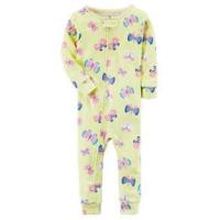 ราคา *GRADE B* SLEEPSUIT COTTON CARTERS YELLOW BUTTERFLY (LEG OPEN) (4785829863)