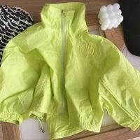 ราคา THE NORTH FACE เสื้อผ้าเด็กผู้ชาย เสื้อคลุมกันแดด ระบายอากาศ น้ําหนักเบา สไตล์เกาหลี ญี่ปุ่น แฟชั่นฤดูร้อน (23571400991)