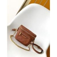 ราคา LOUIS VUITTON Bumbag กระเป๋าคาดเอวหนังลายนูนนิ่ม ขนาดเล็ก สำหรับผู้หญิง M12753 233 (28482540881)