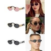 ราคา ของแท้ Versace VE2264 กรอบรูปไข่แว่นกันแดดโลหะ (29468442573)