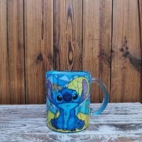 ราคา สั่งซื้อต้นฉบับการค้าต่างประเทศ Stitch ถ้วยน่ารัก Stitch แก้วเซรามิค Disney แก้วกาแฟ 103 (42923504733)