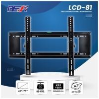 ราคา BEST LCD-81 ขาแขวนทีวีติดผนัง 40-75 นิ้ว ปรับมุมก้ม-เงยได้ (29712918907)