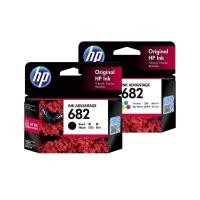 ราคา หมึกพิมพ์แท้ HP 682 แพ็คคู่ Black สีดำ (3YM77AA) +Tri-color สามสี Ink Cartridge (3YM76AA) (28527077310)