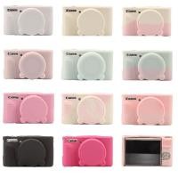 ราคา เคสซิลิโคนอ่อนนุ่มกระเป๋ากล้องสําหรับ Canon PowerShot SX730 SX740 SX740HS ฝาครอบยาง (25682864469)