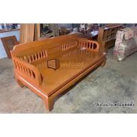 ราคา แหย่งลูกกรงโมเดิร์นไม้สัก (27777260624)