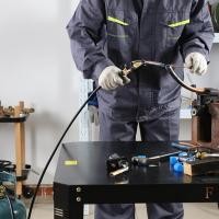 ราคา MAPP Gas Torch, Potuem Propane Gas Torch Welding Propane Torch with 1.5m Hose Self Ignition Trigger, Blow Torch Plumbing (29723163608)