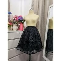 ราคา กระโปรงบาน​ ผ้าแก้ว​ ซีทรู สีดำ​ แบรนด์​ Colza​ ไซส์ S (27450665685)