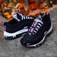 ราคา Nike air max 97 black white varsity red มีรีเฟรค สะท้อนแสงกลางคืน (1802842145)