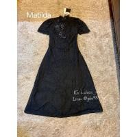 ราคา เดรสยาวสีดำ ชุดสีดำ เดรสสีดำ maxi dress งานป้ายMatilda-S (23505668454)