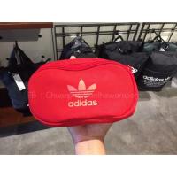 ราคา รุ่นใหม่ล่าสุด!!! กระเป๋าคาดอก Adidas ของแท้ 100% จากชอป สีแดง!!! (2361242421)